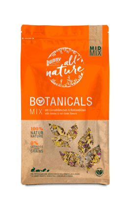 BOTANICALS MID MIX -Mix with daisis & red clover flowers 120g